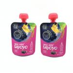 Custom Printing Colorful Juice Liquid Packaging Pouch Bags VMPET 200ml Size for sale