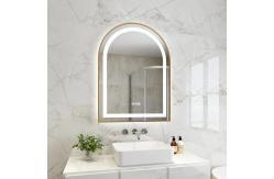 China Touch Switch Large Illuminated Bathroom Mirror Modern Anti Mist Bathroom Mirror supplier