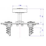 FDA 900g Symmetric Distributed Soft Robotic Finger