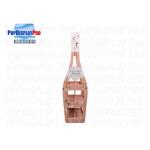 Red Wine Product Display Stand 2 Way Displaying 4 Metal Shelves Light Duty for sale