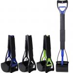 Black Pet Poop Picker Lightweight Plastic Cat Litter Scoop For Dogs 80x13.5x13cm for sale