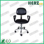 Cleanroom Antistatic Chairs ESD Office Swivel Stools Lab Chair With Armrest for sale