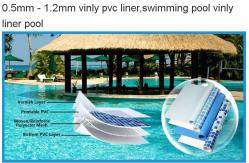 China Rectangle Waterproof 1.2mm Pvc Swimming Pool Liner supplier