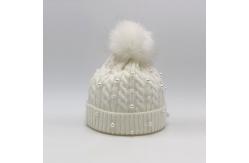China Unisex Custom Winter Beanie Hat Casual Trendy Thick Knitted supplier