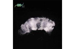 China Recycled Fire Retardant Fiber A1 White Polyester Fiber Excellent Fireproof Properties supplier