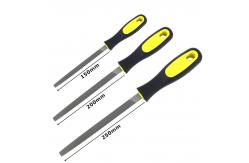 China Customized 8 Inch Double Cut Flat Bastard File with Round Shape supplier