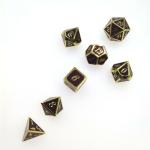 Sharp Edges Exquisite RPG Dice Set Multi Color Gaming Dice Set Wear Polyhedral for sale
