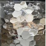Water Cube Bathroom Window Textured Tempered Glass Tempered Glass 4MM 2000 X 1500MM for sale