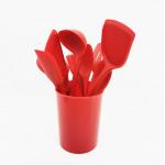 Creative Non Stick Frying Pan Spatula Soup Spoon Silicone Kitchen Utensil Set