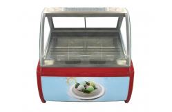 China Danfoss Compressor Ice Cream Display Freezer For Pastry Shop CE Certificate supplier