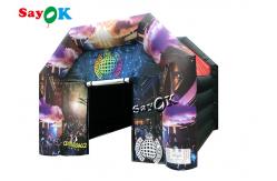 China Air Inflatable Tent Garden 15x15ft Inflatable Disco Marquee With Speaker Light supplier