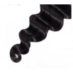 Black 8inch 10a Loose Deep Wave Lace Closures 4x4 Frontal Lace Closure for sale