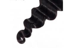 China Black 8inch 10a Loose Deep Wave Lace Closures 4x4 Frontal Lace Closure supplier