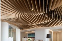China Open Cell Aluminum Customized Grid Ceiling Modern Strip Metal Ceilings Waterproof False Ceiling supplier