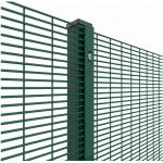 Hot Dipped Galvanized 358 Welded Mesh Security Fence Anti Corrosion 2.4m High for sale