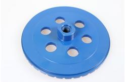 China 5mm Semented Diamond Cup Wheel , Double Layer Segmented Concrete Grinding Cup Wheel supplier