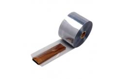 China Crystal Centrefolded PVC Clear Shrink Wrap Film Roll For Packing supplier