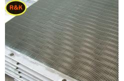 China V Shape Wedge Wire Screen Easy Leak High Flexibility For Liquid / Solid Separation supplier