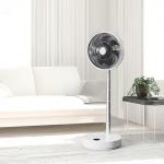 10000mAH Rechargeable Floor Standing Fans Oscillating Timmer Standing Fan Folding for sale