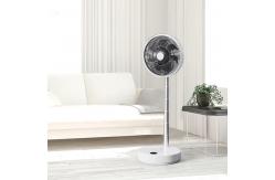 China 10000mAH Rechargeable Floor Standing Fans Oscillating Timmer Standing Fan Folding supplier