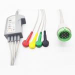 7/12 Pin Snap AHA, ECG Cables And Leadwires, Patient Monitor Accessory,compatible for MDT for sale