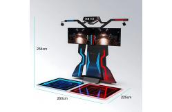 China Development VR System Easy Operate VR Shooting Game Machine with Max Capacity 600kg supplier