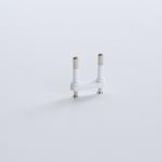 Semi Insulated CEI 4.0MM 10A 2 Pole Plug Insert