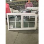 Mosquito-Proof UPVC Sliding Window with Mesh for Tropical Climates Custom 30x30 UPVC Sliding Window for Compact Kitchen Ventilation for sale