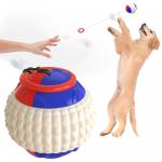 Hand Throwing Interactive Pet Toys Molar Teeth Dog Training Ball 80g OEM for sale