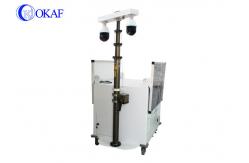 China OKAF Mobile Sentry Camera Security Trailer , Solar CCTV Surveillance Trailer PR06 supplier