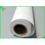 880mm * 150 foot Plain white 80gsm inkjet plotter printing paper rolls for sale