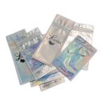 Transparent Makeup Sachet Holographic Foil Cosmetic Organizer Bag for sale