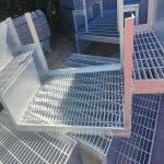 Petroleum Platform Industrial Steel Grating Walking Channel Galvanized for sale