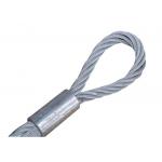 Double Weaving Cable Pulling Grips , Stringing Conductor Wire Pulling Grips
