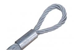 China Double Weaving Cable Pulling Grips , Stringing Conductor Wire Pulling Grips supplier