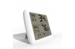 China Gray Lcd Indoor Thermometer Temperature And Humidity Monitor With Hygrometer Digital supplier