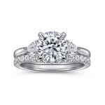 Lab Diamond Wedding Band VVS Clarity HPHT Round Cut Lab Grown Diamond Ring for sale