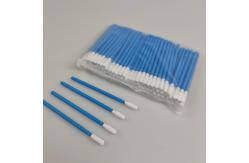 China Short PP Stick Micro Polyester Cleaning Swab 100pcs/Bag For Cleanroom supplier