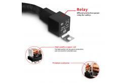 China Waterproof Work Light Automotive Wire Harness ISO9001 DC 24V 25cm Fuse supplier