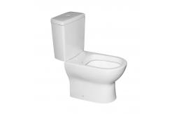 China 3L 6L Flowrate Two Piece Dual Flush Toilet White WC Bathroom Bidet supplier