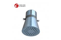 China Lower Frequency Ultrasonic Cleaning Transducer Vibrator 100W 30K 61mm Length supplier