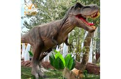 China Lifelike Animatronic T-rex Dinosaur Model for Jurassic Themed Park supplier