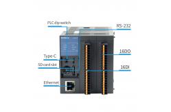 China Ethernet Port Control PLC Programming Logic Controller 4AD 4DA Analog supplier