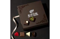 China Environmental Custom Order Accepted Empty Chocolate Box with Eco-Friendly Paper Divider supplier