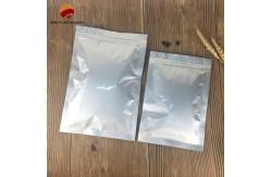 China Customization Zipper Standing Pouch Moisture Proof Three Side Seal Bags supplier