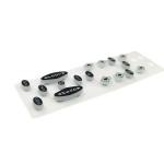 Custom Design Conductive Custom Color Silicone Rubber Keyboard for sale