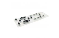 China Custom Design Conductive Custom Color Silicone Rubber Keyboard supplier