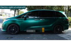 China Electric Optical Emerald Matte Car Vinyl Wrap Self Healing Technology supplier