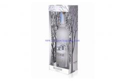 China wine box with pvc window supplier