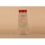 Customized Size Recyclable PET Clear Pet Jars Spice Plastic Can With Screw Cap for sale